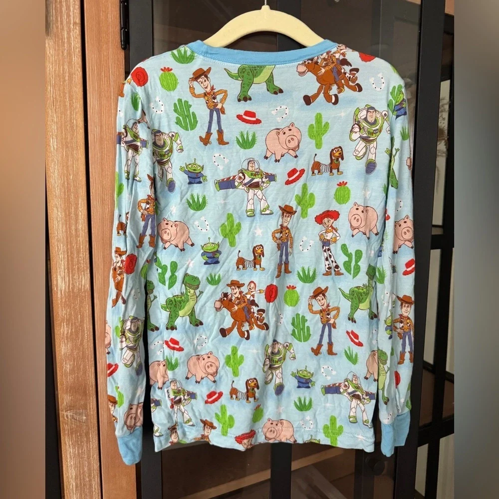 Little Sleepies x Disney Toy Story long sleeve tee pajamas top woody buzz trex